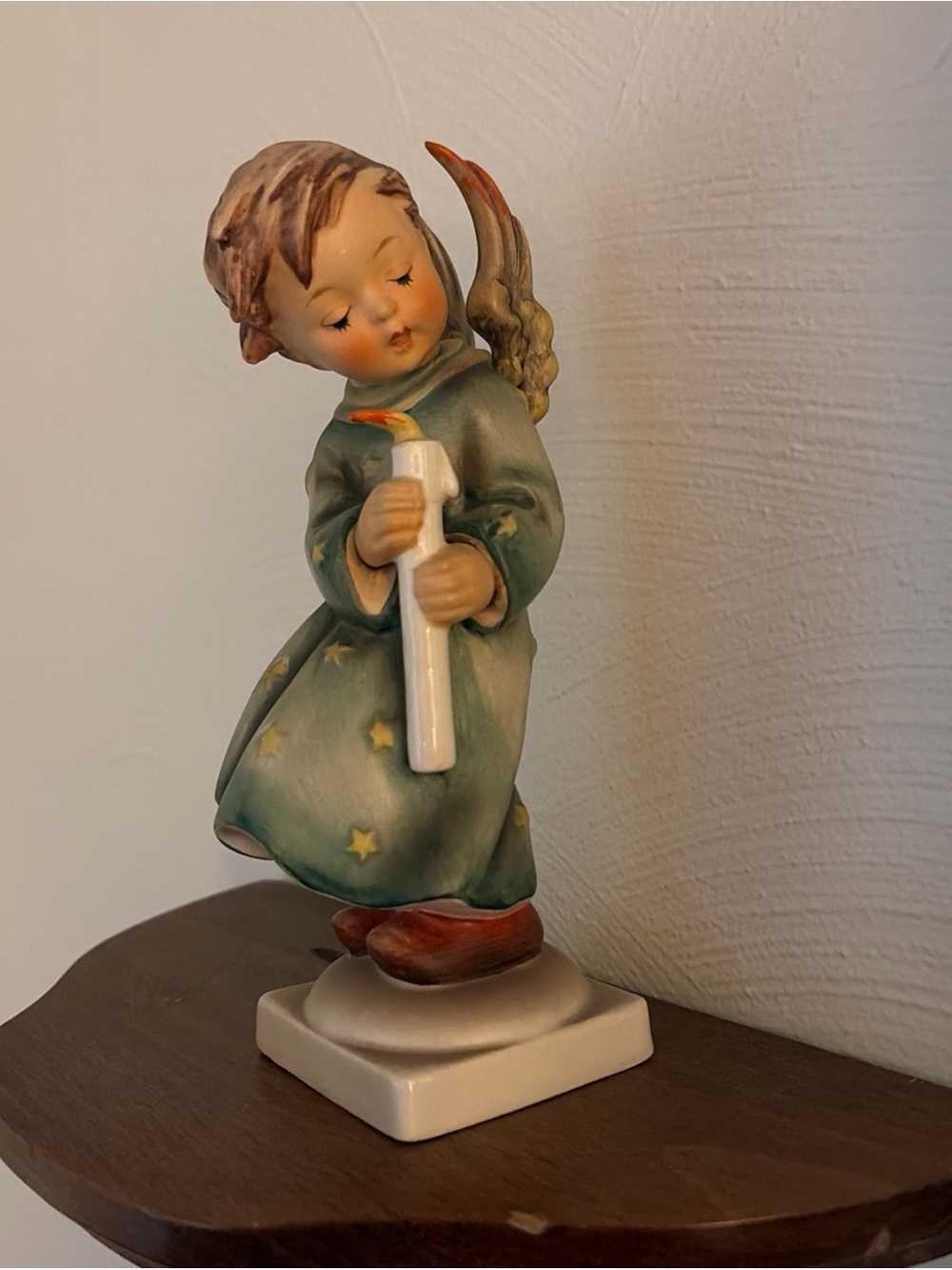 Hummel Figurine - Heavenly Angel with a Candle  W. GERMANY